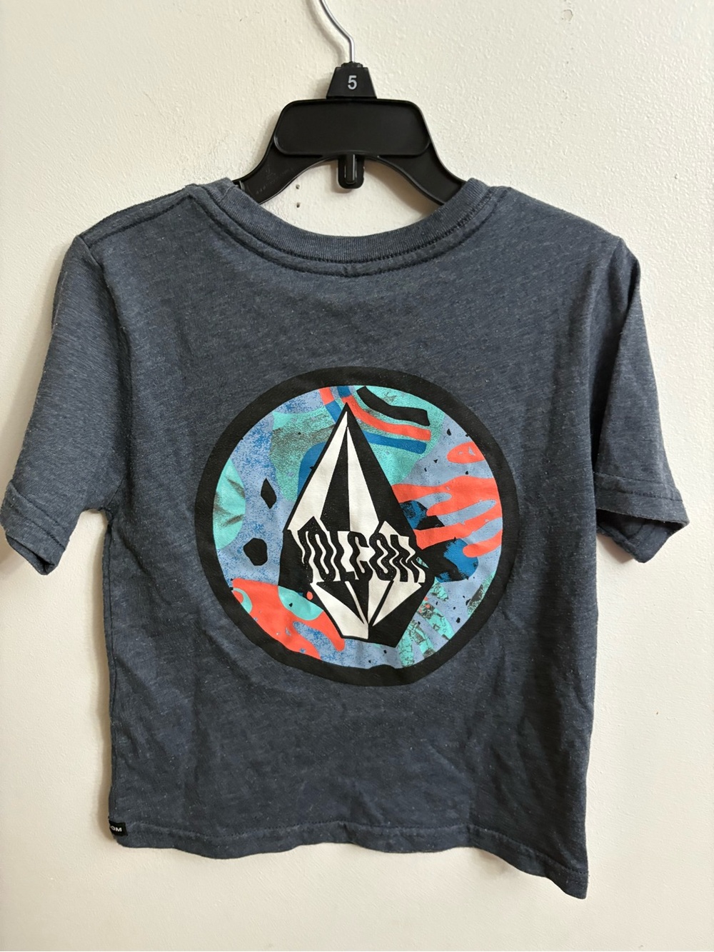 Volcom Boys' Charcoal Graphic Tee - 3 years
